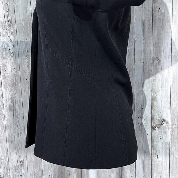 Women's Rafaella Long Sleeve Blazer | Collared | Button | Size 6 | Black | Lined - Picture 9 of 16